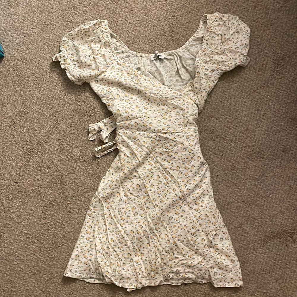 Hollister wrap around dress